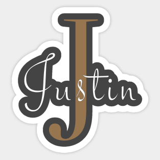 I am Justin Sticker